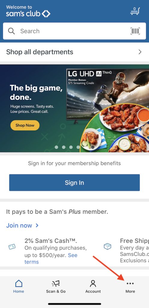 How to Check Sam's Club gas prices on the mobile app